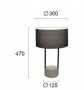 Lampa  Gri cu Negru, cu Dulie 1xE27