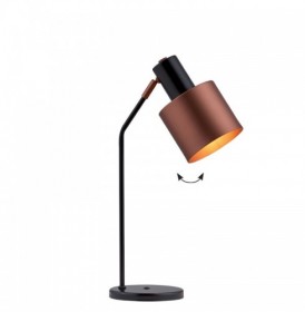 Lampa  Alama cu Negru, din Aluminiu, Orientabila 1xE27