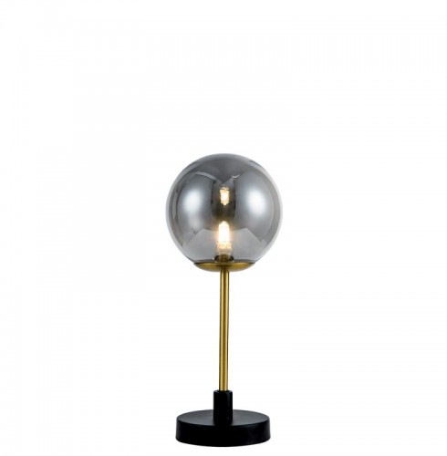 Lampa  Aurie cu Negru, Tip Glob, cu Dulie 1xG9