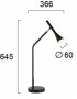 Lampa  Negru cu Auriu, din Aluminiu, Orientabila 1xGU10
