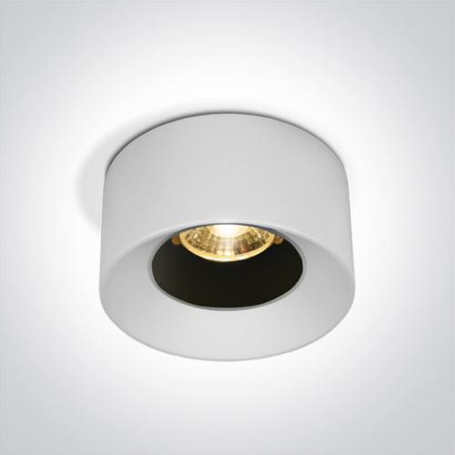 Spot Semi Incastrat Tavan 12W Alb 3000K CRI90 3000K 220V