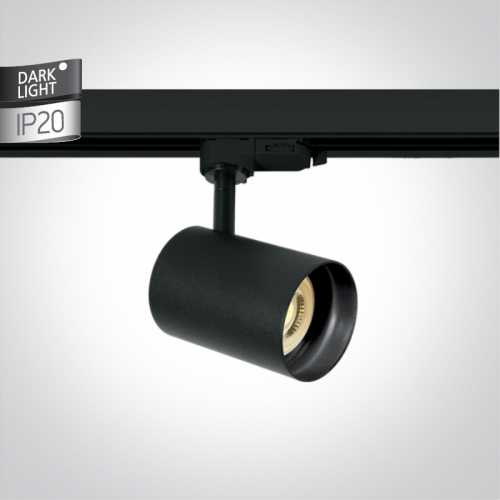 Spot pe Sina trifazica Negru Dark Light Orientabil cu dulie GU10