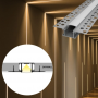 Profil LED Rigips 17mm latime exterioara 2 metri fara rama