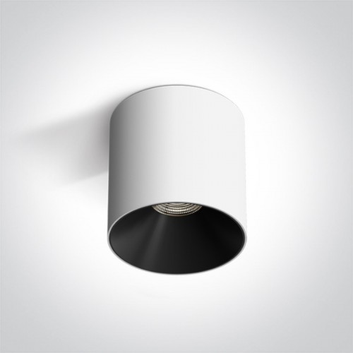 Spot LED Aplicat Tavan Alb 10W Dimabil CRI90 3000K h85mm perfect pentru living, dormitor, bucatarie si hol