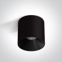 Spot LED Aplicat Tavan Negru 18W CRI90 3000K h100mm