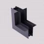 Conector Vertical Sina Magnetica Incastrata Tavan cu Perete, MIDI, Negru