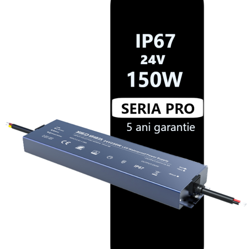 Sursa LED IP67 150W 24V 5 ani garantie