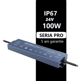 Sursa LED IP67 100W 24V 5 ani garantie