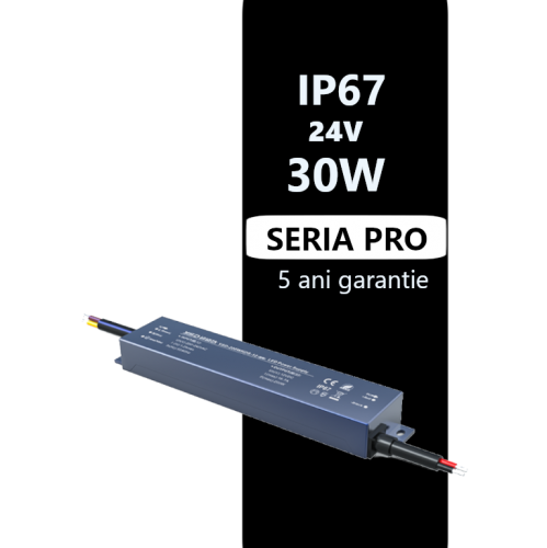 Sursa de alimentare 30W 24V IP67 de exterior