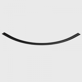 Colt Rotund 90° R600mm Sina Magnetica Incastrata in Rigips Pro Slim Neagra