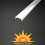 Dispersor profil LED Exterior cu Rezistenta la UV 17mm latime si 2 m lungime