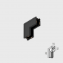 Conector Colt Vertical Sina Magnetica Aplicata Pro Slim Neagra