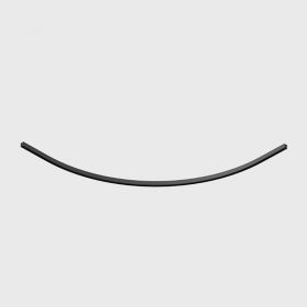 Colt Rotund 90° R550mm Sina Magnetica Aplicata pe Tavan Pro Slim Neagra
