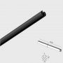Sina Magnetica Suspendata Pro Slim Neagra 1 metru