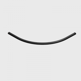 Colt Rotund Sina Magnetica Suspendata 90° R300mm Pro Slim Neagra