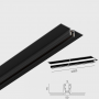 Sina Magnetica Incastrata Pro Slim Neagra trimless 2 metri
