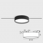 Spot LED Sina Magnetica Slim Pro 18W 36° D138mm H37mm 24V