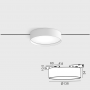 Spot LED Sina Magnetica Slim Pro Alb 18W 36° D138mm H37mm 24V