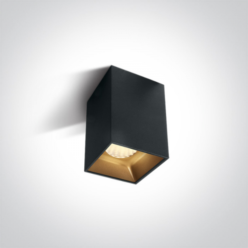 SPOT LED NEGRU APLICAT PE TAVAIN IN LIVING DORMITOR BUCATARIE SI HOL