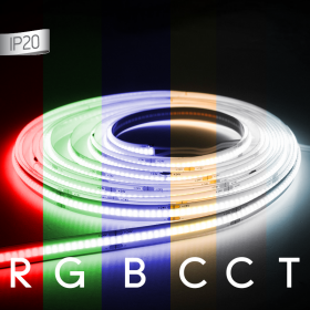 Banda LED COB RGB CCT 24V 16W/M 840LED/M IP20 Profesionala 10 metri