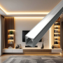 Profil LED Slim Montaj Aplicat, Gri, 2 Metri, Ultra Slim h9mm x 7.8mm