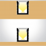 Profil LED Slim Montaj Aplicat, Gri, 2 Metri, Ultra Slim h9mm x 7.8mm