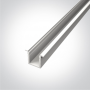 Profil LED Slim Montaj Incastrat, Alb, 2 Metri, Ultra Slim h8.8mm x 10.7mm