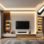 Profil LED Slim Montaj Incastrat, Negru, 2 Metri, Ultra Slim h8.8mm x 10.7mm