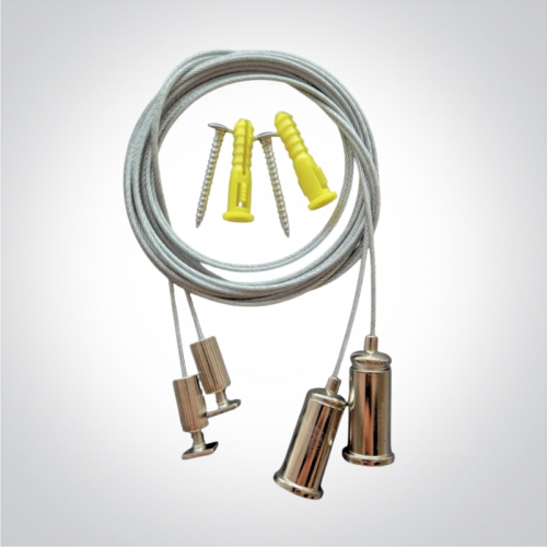 Kit Profil LED Suspentat Gri 1.5m inaltime