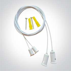 Kit Profil LED Suspentat Alb 1.5m inaltime