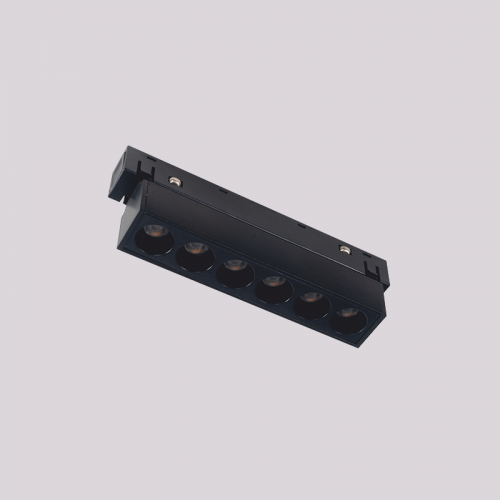 Spot Sina Magnetica MIDI Liniar 6W Negru sau Alb Orbire Redusa