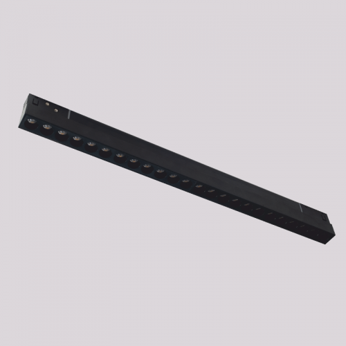 Spot Sina Magnetica MIDI Liniar 24W Negru sau Alb Orbire Redusa