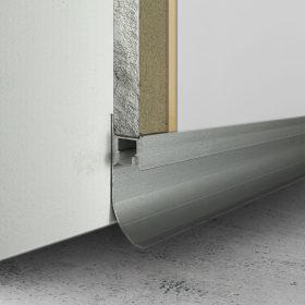 Plinta LED Shadow Gap Ascunsa cu margine Aluminiu 2 Metri