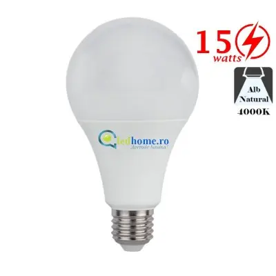 Bec LED 15W E27 Lumina Neutra 4000K 1500lm