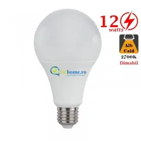 Bec LED 12W E27 Alb Cald Dimabil