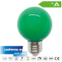 Set 10 Becuri LED tip Glob 3W E27 Verde