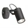 Aplica perete dormitor 1xGU10 Negru