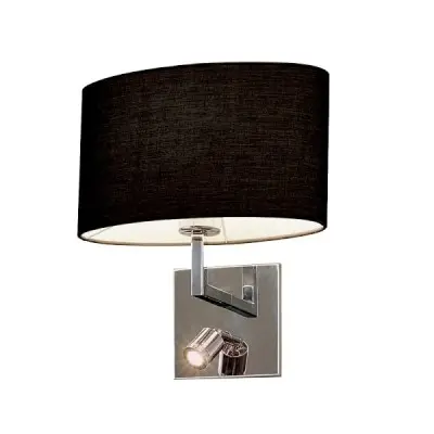Lampa de cu led si bec 4000K Gri Inchis