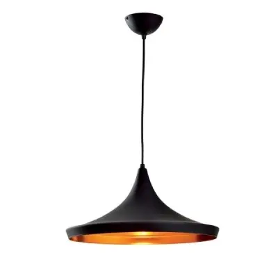 Pendul Bucatarie Negru cu Gold D350mm
