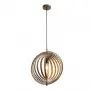 Lustra Pendul cu Lemn 1XE27 Culoare Lemn