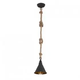 Pendul Vintage cu funie 1XE27 Negru