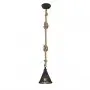 Pendul Vintage funie 1XE27 Negru
