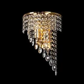 Lampa de perete cu cristale 2XE14 culoare Gold
