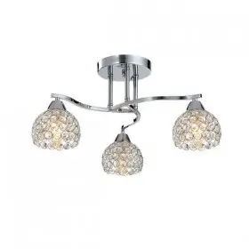 Lustra Cristal LIZA 3XE14 Crom