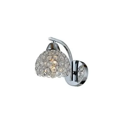 Lampa de perete Cristal Liza 1XE14 Crom