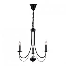 Candelabru Living Angela 3XE14 Negru