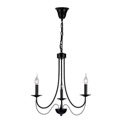 Candelabru Living Angela 3XE14 Negru