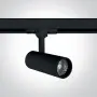Spot LED sina trifazica 10W Negru 3000K sau 4000K h147mm