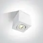 Spot Aplicat Alb pe Tavan Orientabil cu dulie GU10