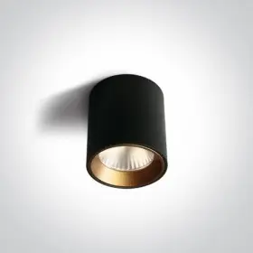 Spot LED dimabil aplicat pe tavan negru 7W 3000K 3 rame disponibile